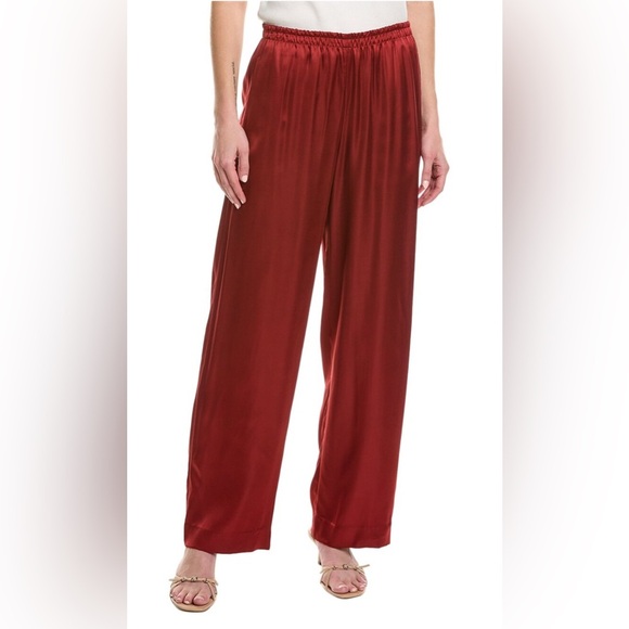 NWT VINCE Drop-Waist Fluid Pull-On Pant Elastic Smocked Waist XL - Picture 4 of 16